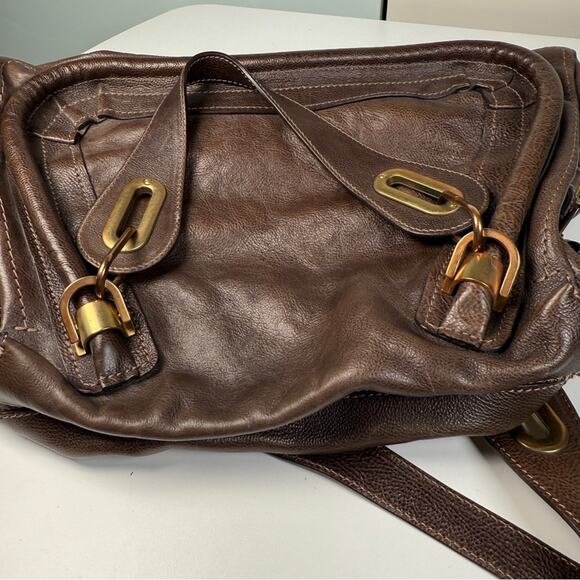 Chloé Paraty Brown Leather Tote - Picture 13 of 16